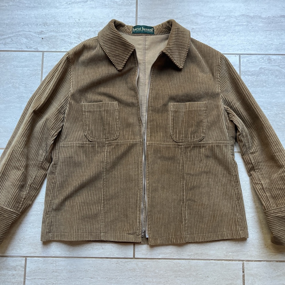 Corduroy Zip Jacket – Harve Benard Vintage Minimalist Capsule Wardrobe Layer